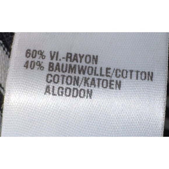 ESCADA Vintage 90's Striped Rayon Knit Striped Cardigan Size 36/Small Black Blue - Picture 7 of 9